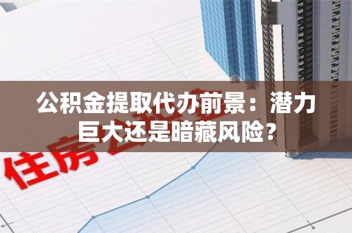云霄公积金提取代办前景：潜力巨大还是暗藏风险？