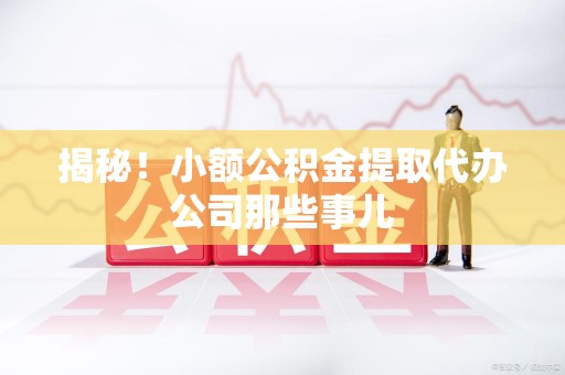云霄揭秘！小额公积金提取代办公司那些事儿